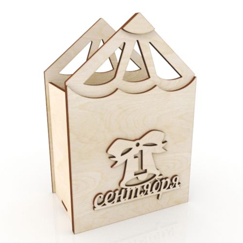 طرح جعبه گل چوبی شکل مداد گلدان برای برش لیزر - pencil shaped wooden flower box pencil pot for laser cut ve - برای دستگاه CNC چوب و لیزر (سی ان سی)