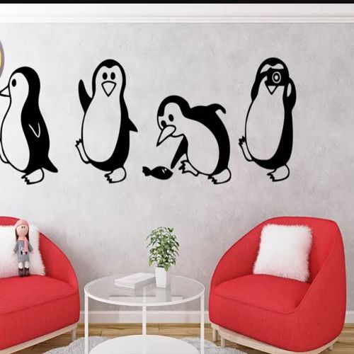 طرح penguin-wall-decor