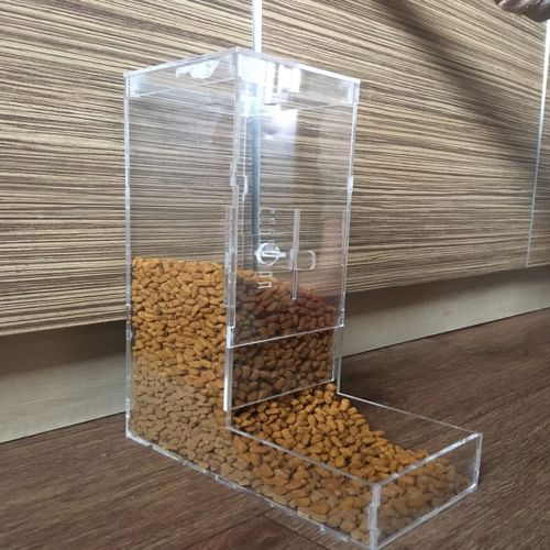 طرح ظرف غذای حیوانات اکریلیک برای برش لیزری - pet feeder acrylic for laser cut ve - برای دستگاه CNC چوب و لیزر (سی ان سی)