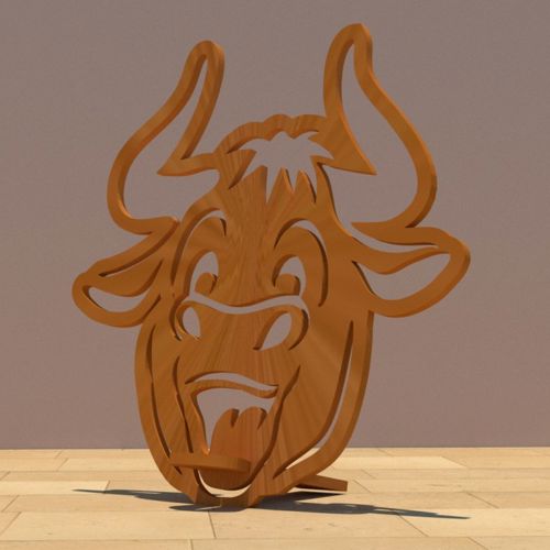 طرح پایه گوشی نماد سال برای برش لیزری ورشو - phone stand symbol of the year for laser cutting ve - برای دستگاه CNC چوب و لیزر (سی ان سی)