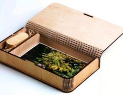 طرح آلبوم عکس برای برش لیزری - photo album for laser cut - برای دستگاه CNC چوب و لیزر (سی ان سی)