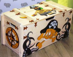 طرح جعبه دزدان برای برش لیزر cnc - pirate box for laser cut cnc - برای دستگاه CNC چوب و لیزر (سی ان سی)