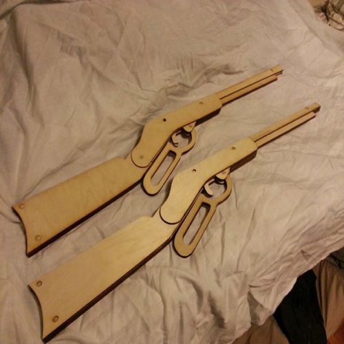طرح تپانچه برای برش لیزری - pistol for laser cut ve - برای دستگاه CNC چوب و لیزر (سی ان سی)