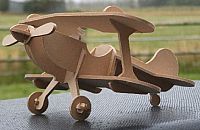 طرح pitts s c airplane cut - pitts s1c airplane laser cut - برای دستگاه CNC چوب و لیزر (سی ان سی)