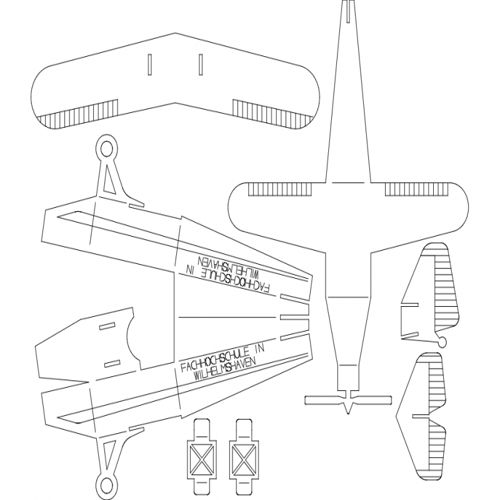 طرح plane 0p mm 3d puzzle - plane 0p5mm 3d puzzle - برای دستگاه CNC چوب و لیزر (سی ان سی)
