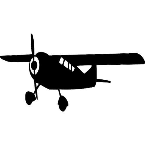 طرح هواپیما سیلوئت سایه - plane silhouette - برای دستگاه CNC چوب و لیزر (سی ان سی)