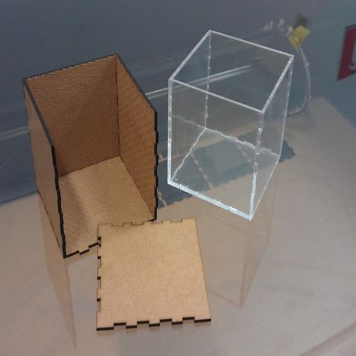 طرح پلکسی‌کوب - plexikub - برای دستگاه CNC چوب و لیزر (سی ان سی)