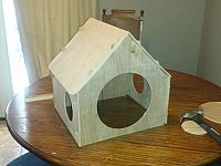طرح تخته سه لا خانه بازی خانه سگ لیزری - plywood playhouse dog house laser cut - برای دستگاه CNC چوب و لیزر (سی ان سی)