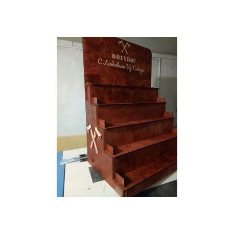 طرح پولکا چوبی انبارش - polka wooden storage - برای دستگاه CNC چوب و لیزر (سی ان سی)