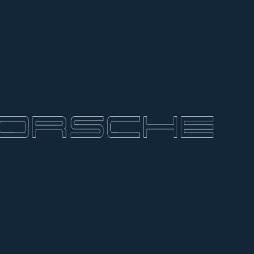 طرح لوگوی پورشه آکاد - porsche logo 2 acad - برای دستگاه CNC چوب و لیزر (سی ان سی)