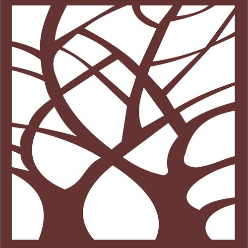 طرح حریم خصوصی جالی جداکننده درخت مناظر برای برش لیزری - privacy jali separator tree scenery for laser cut ve - برای دستگاه CNC چوب و لیزر (سی ان سی)