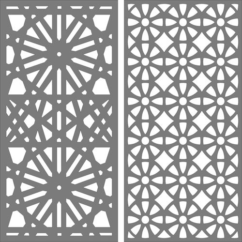 طرح privacy-partition-indoor-panel-decorative-room-divider-seamless-for-laser-cut-ve