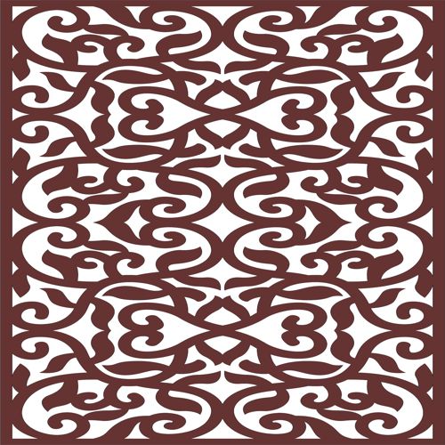 طرح پارتیشن حریم خصوصی داخلی پنل جداکننده اتاق شبکه - privacy partition indoor panel room divider lattice - برای دستگاه CNC چوب و لیزر (سی ان سی)