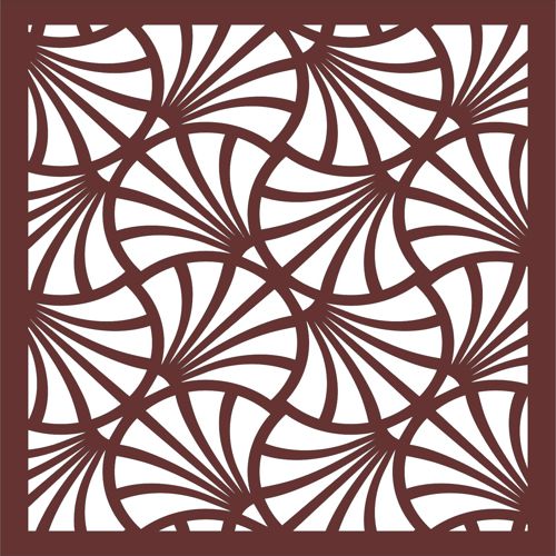 طرح پارتیشن حریم خصوصی پنل‌های داخلی جالی جداکننده اتاق الگو - privacy partition indoor panels jali room divider pattern - برای دستگاه CNC چوب و لیزر (سی ان سی)