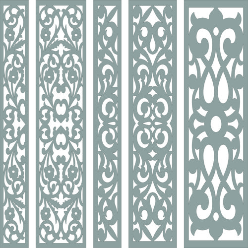 طرح privacy-partition-indoor-panels-lattice-room-divider-seamless-designs-pattern-for-laser-cut-ve