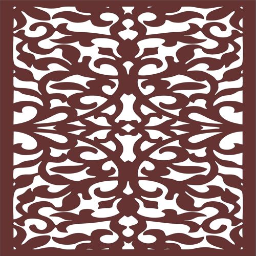 طرح پارتیشن حریم خصوصی پنل‌های داخلی جداکننده اتاق مشبک الگو - privacy partition indoor panels room divider lattice pattern - برای دستگاه CNC چوب و لیزر (سی ان سی)