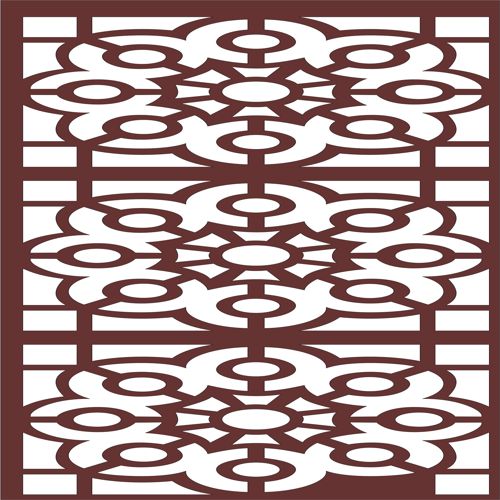 طرح privacy-partition-indoor-panels-screen-room-divider-seamless-design-pattern-for-laser-cutting
