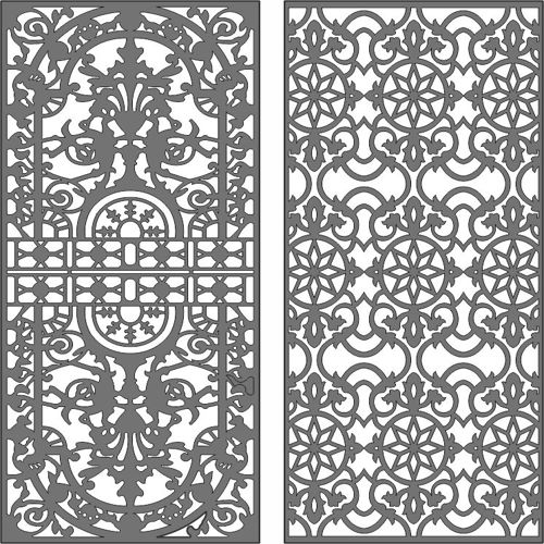 طرح پارتیشن اتاق جداکننده درز برای حریم خصوصی برای برش لیزر - privacy partition room divider seamless set for laser cut ve - برای دستگاه CNC چوب و لیزر (سی ان سی)