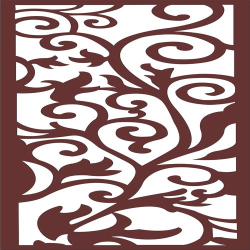 طرح الگوی پارتیشن گرد جلی برای برش لیزری - privacy partition round jali pattern for laser cut ve - برای دستگاه CNC چوب و لیزر (سی ان سی)
