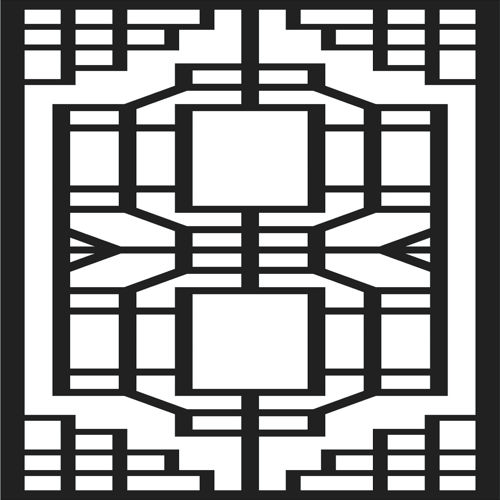طرح حریم خصوصی پارتیشن پنجره شبکه برای برش لیزر - privacy partition window lattice for laser cut ve - برای دستگاه CNC چوب و لیزر (سی ان سی)