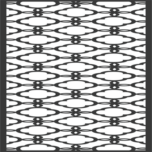 طرح الگوی پنجره پارتیشن حریم خصوصی برای برش لیزری - privacy partition window lattice pattern for laser cut ve - برای دستگاه CNC چوب و لیزر (سی ان سی)