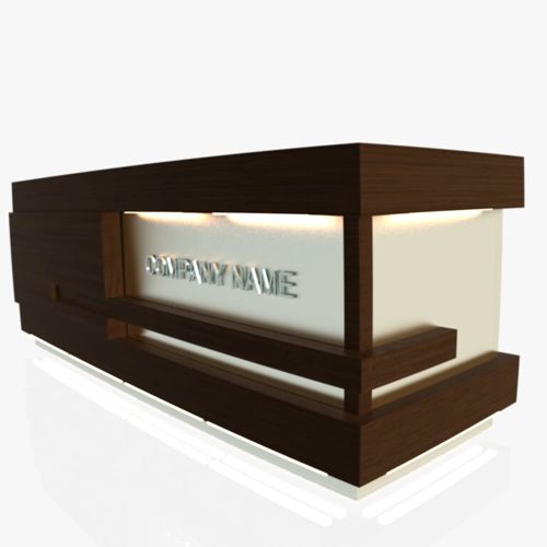 طرح میز پذیرش برای برش لیزری - reception desk for laser cut - برای دستگاه CNC چوب و لیزر (سی ان سی)