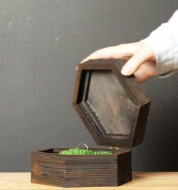 طرح جعبه انگشتر برای برش لیزر cnc - ring box for laser cut cnc - برای دستگاه CNC چوب و لیزر (سی ان سی)