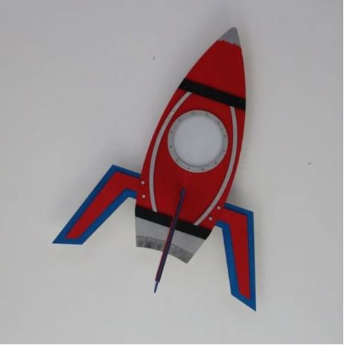 طرح rocket-ceiling-lamp
