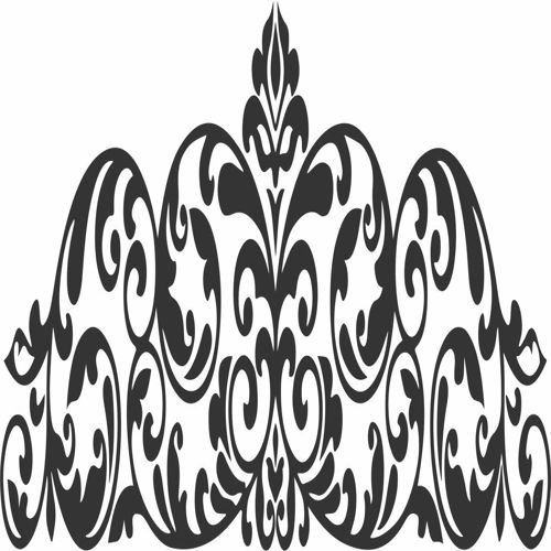 طرح جداکننده اتاق دکوراسیون حاشیه طراحی - room divider decoration border design - برای دستگاه CNC چوب و لیزر (سی ان سی)