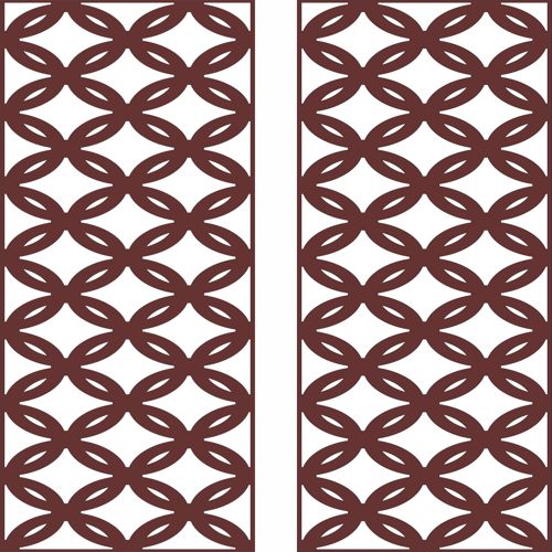 طرح جداکننده اتاق درز گلدار جلی برای برش لیزری - room divider seamless floral jali design for laser cut ve - برای دستگاه CNC چوب و لیزر (سی ان سی)
