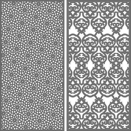 طرح جداکننده‌های اتاق مدرن الگوی برای برش لیزری - room dividers modern pattern for laser cut ve - برای دستگاه CNC چوب و لیزر (سی ان سی)