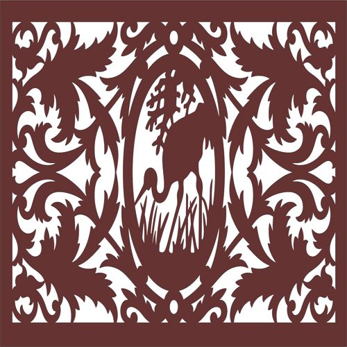 طرح جداکننده‌های اتاق صفحه درز برای برش لیزری شیشه - room dividers seamless screen for laser cut ve - برای دستگاه CNC چوب و لیزر (سی ان سی)