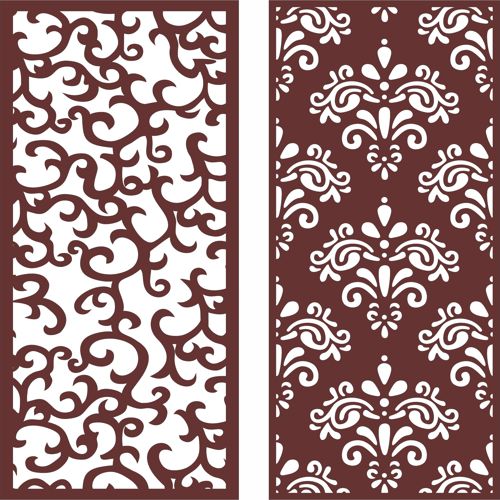 طرح پارتیشن اتاق به سبک چینی برای برش لیزری - room partition chinese style for laser cutting - برای دستگاه CNC چوب و لیزر (سی ان سی)