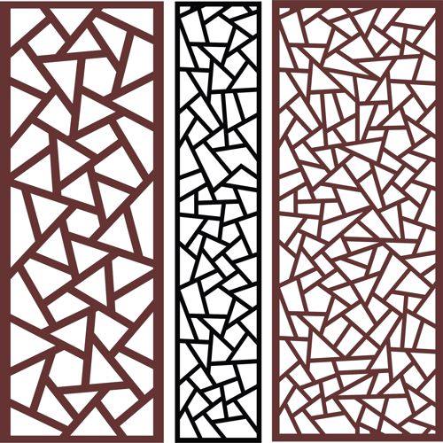 طرح جداکننده اتاق صفحه نظافت طرح مجموعه برای برش لیزر - room separator screen seamless design set for laser cutting - برای دستگاه CNC چوب و لیزر (سی ان سی)