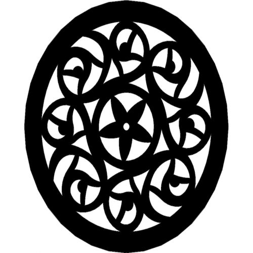طرح الگوی رز - rose pattern 8 - برای دستگاه CNC چوب و لیزر (سی ان سی)