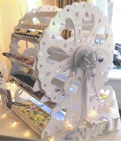 طرح قفسه نمایشگر چرخشی برای مهره برای برش لیزر cnc - rotating display shelf for nuts for laser cut cnc ve - برای دستگاه CNC چوب و لیزر (سی ان سی)