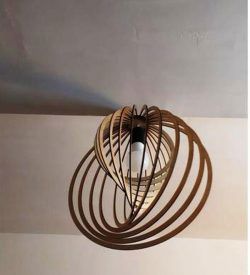 طرح لامپ گرد برای برش لیزر cnc - round lamp for laser cut cnc ve - برای دستگاه CNC چوب و لیزر (سی ان سی)