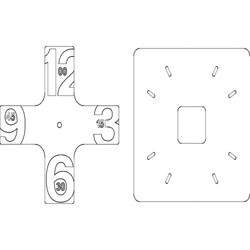 طرح ساعت - saat clock - برای دستگاه CNC چوب و لیزر (سی ان سی)