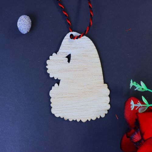طرح کلاه بابا کریسمس تزئینی ناتمام برش چوبی لیزر - santa hat christmas ornament unfinished wood cutout laser cut ve - برای دستگاه CNC چوب و لیزر (سی ان سی)