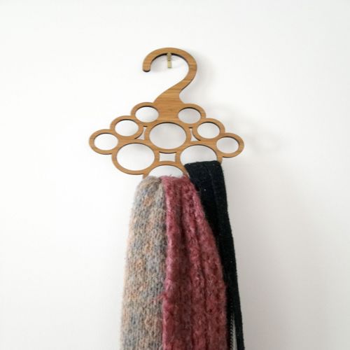 طرح آویز روسری برای برش لیزری - scarf hanger for laser cut ve - برای دستگاه CNC چوب و لیزر (سی ان سی)