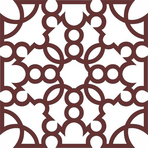 طرح صفحه تزئینی الگوی برای برش لیزری - screen design decorative pattern for laser cutting - برای دستگاه CNC چوب و لیزر (سی ان سی)
