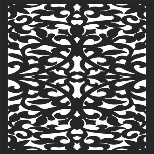 طرح الگوهای پنل صفحه درز - screen panel patterns seamless 1 - برای دستگاه CNC چوب و لیزر (سی ان سی)