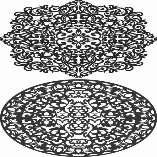 طرح الگوهای پنل صفحه درز - screen panel patterns seamless 2 - برای دستگاه CNC چوب و لیزر (سی ان سی)