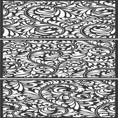 طرح الگوهای پنل صفحه درز - screen panel patterns seamless 4 - برای دستگاه CNC چوب و لیزر (سی ان سی)