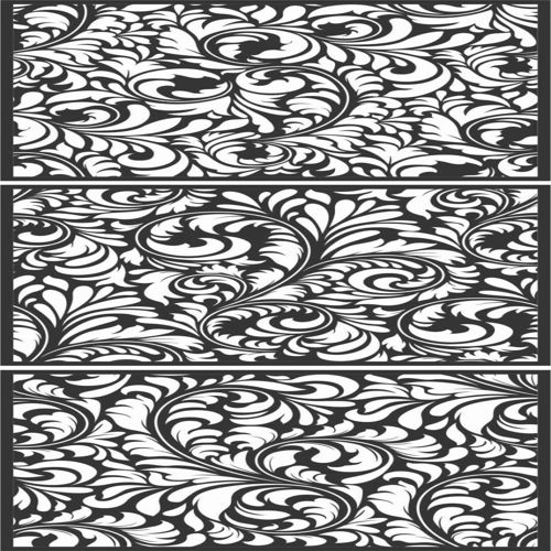 طرح الگوهای پنل صفحه درز 6 - screen panel patterns seamless 6 - برای دستگاه CNC چوب و لیزر (سی ان سی)