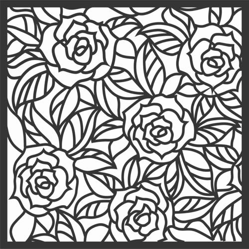 طرح الگوهای پنل صفحه درز 9 - screen panel patterns seamless 9 - برای دستگاه CNC چوب و لیزر (سی ان سی)