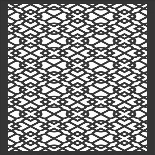طرح الگوهای پنل صفحه درز - screen panel patterns seamless 16 - برای دستگاه CNC چوب و لیزر (سی ان سی)