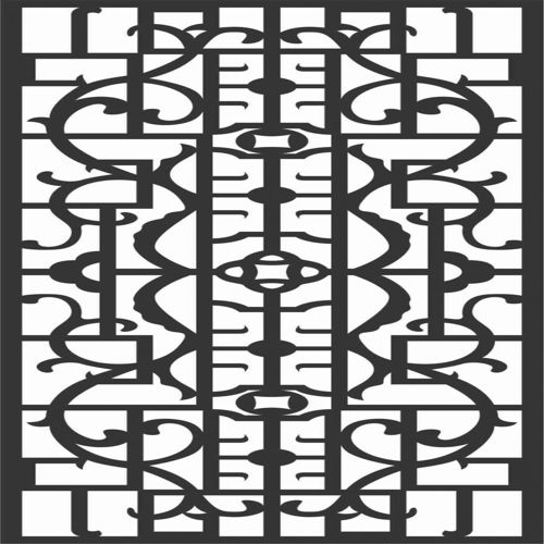طرح الگوهای پنل صفحه درز - screen panel patterns seamless 20 - برای دستگاه CNC چوب و لیزر (سی ان سی)