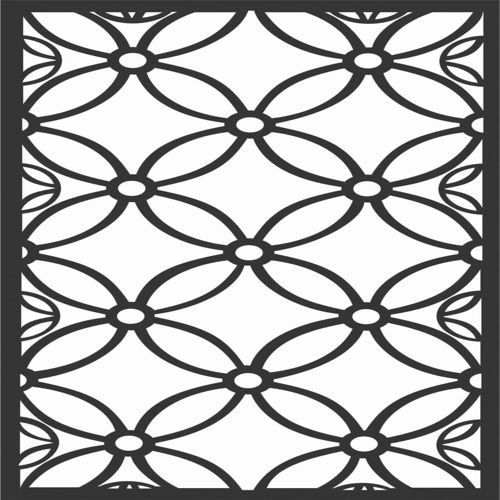 طرح الگوهای پنل صفحه درز - screen panel patterns seamless 25 - برای دستگاه CNC چوب و لیزر (سی ان سی)