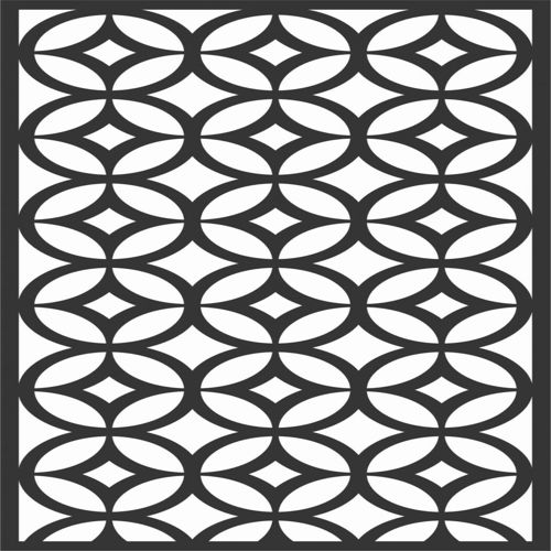 طرح الگوهای پنل صفحه درز - screen panel patterns seamless 28 - برای دستگاه CNC چوب و لیزر (سی ان سی)
